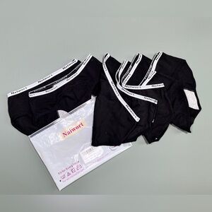 NEW! Girl’s Period Menstrual Period Leak-Proof Underwear Briefs Set of 6 Size M